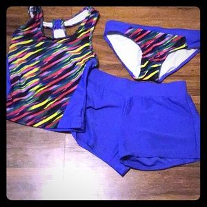 New swimsuit with matching shorts